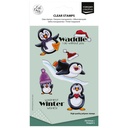 Vaessen Creative Clear Stamps By Carla Creates 12/Pkg - Christmas Penguin 1