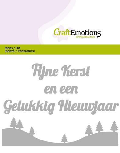 CraftEmotions¬†Metal Die - Tekst Fijne Kerst (NL)