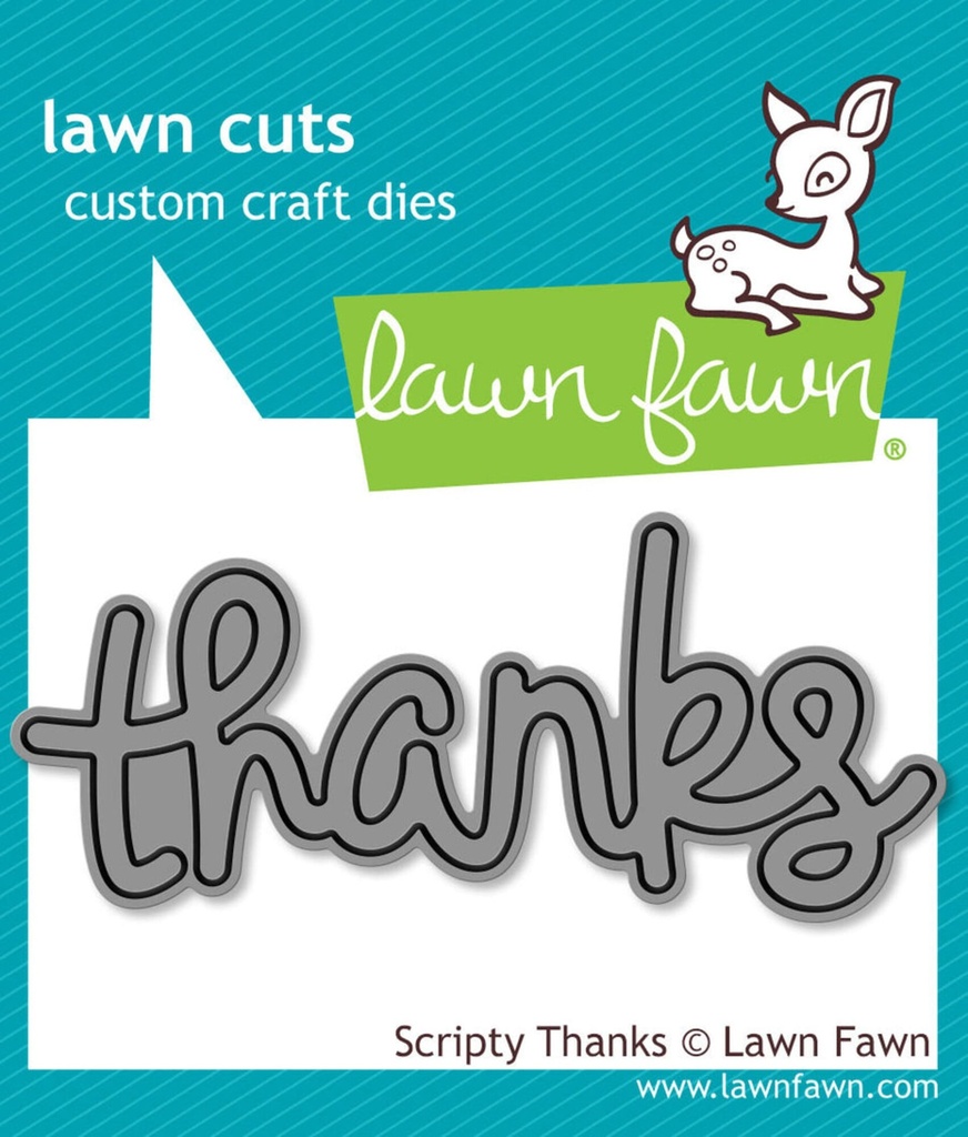 Lawn Fawn Cutting Dies - LF2692 Giant Thank You