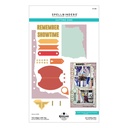 Spellbinders Cutting Dies By Esther Glas Turn the Page - S7-298 Torn Edges with Tag