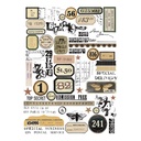 Spellbinders Rub-Ons By Esther Glas Turn the Page - SCSR-016 Noted Details