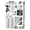 Spellbinders Clear Stamps By Esther Glas Turn the Page - STP-279 Keepsake Numbers