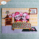Elizabeth Craft Designs Cutting Dies By Cute & Whimsical Snuggle Season - 2387 Santa and Mrs. Claus