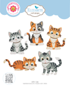 Elizabeth Craft Designs Cutting Dies By Cute & Whimsical - 2370 Cats