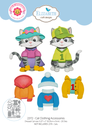 Elizabeth Craft Designs Cutting Dies By Cute & Whimsical - 2372 Cat Clothing Accessories