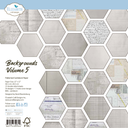 Elizabeth Craft Designs Patterned Cardstock Paper 12x12" By Devid Roodenburg Beautifully Worn - C044 Backgrounds Volume 5