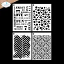 Elizabeth Craft Designs Stencils By Devid Roodenburg Beautifully Worn - S061 Journal Stencils 11