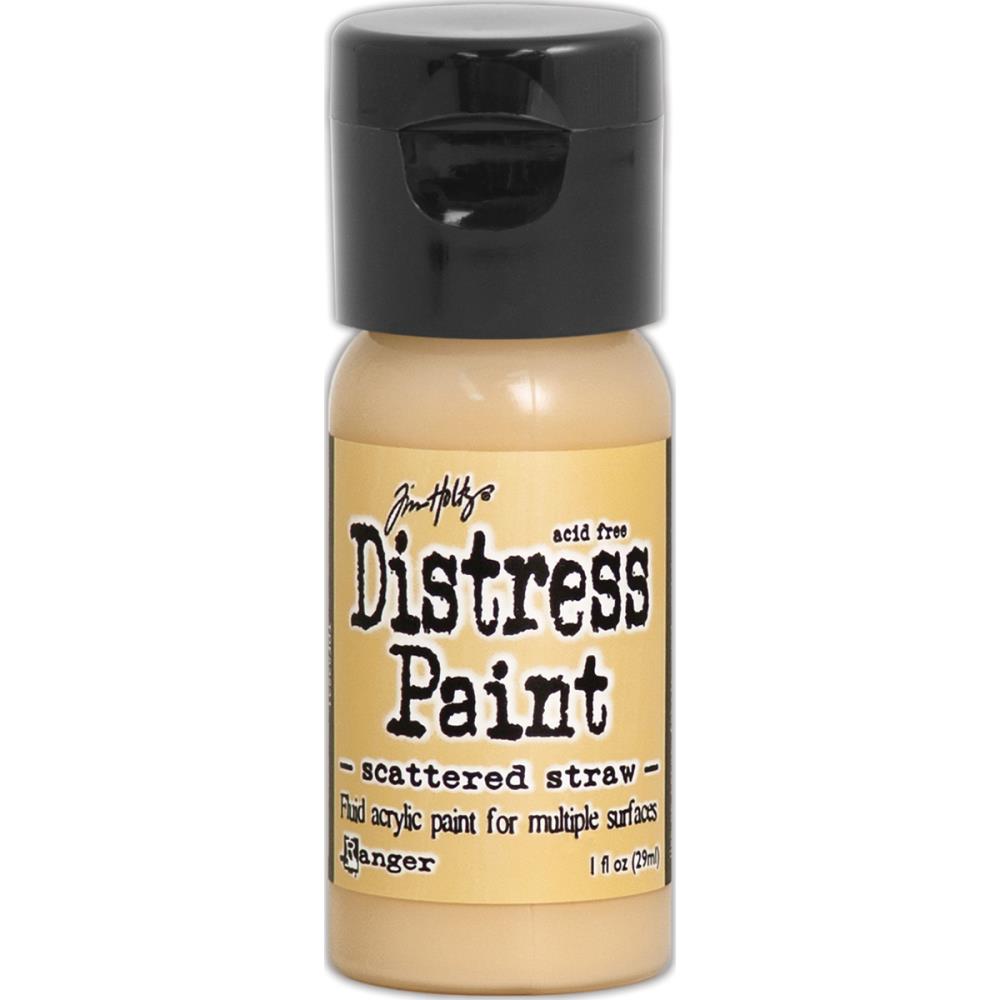 [183609] Tim Holtz Distress Paint Flip Top 29ml - Scattered Straw