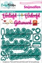 CarlijnDesign Cutting Dies - CDSN-0295 Verliefd Verloofd Getrouwd
