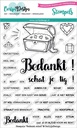 CarlijnDesign Clear Stamps - CDST-0003 Bedankt Schat