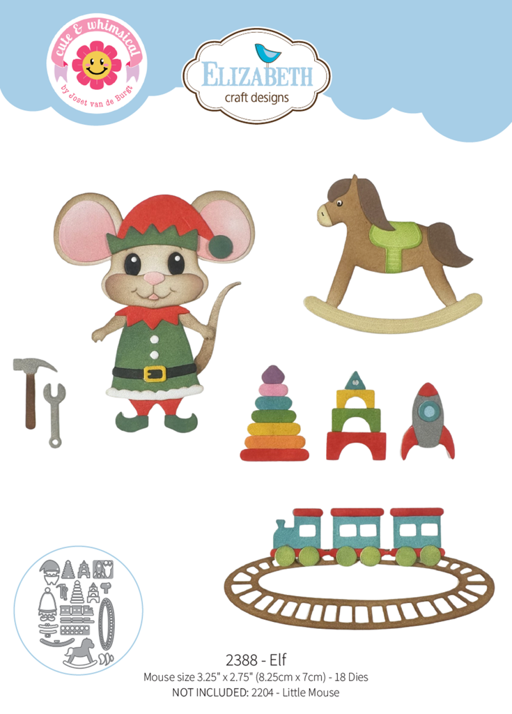 Elizabeth Craft Designs Cutting Dies - 2388 Elf