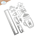 Elizabeth Craft Designs Cutting Dies - 2391 Cozy Season & Reinforcement Strip