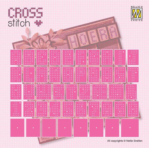 Nellie's Choice Cutting Dies - Cross Stitch Dies Alphabet & Numbers