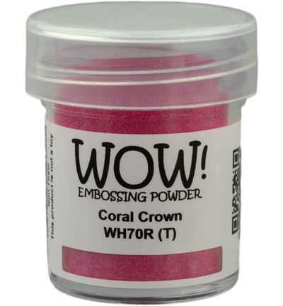 WOW! Embossing Powder 15ml - WK70R Primary Coral Crown