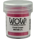 WOW! Embossing Powder 15ml - WK70R Primary Coral Crown