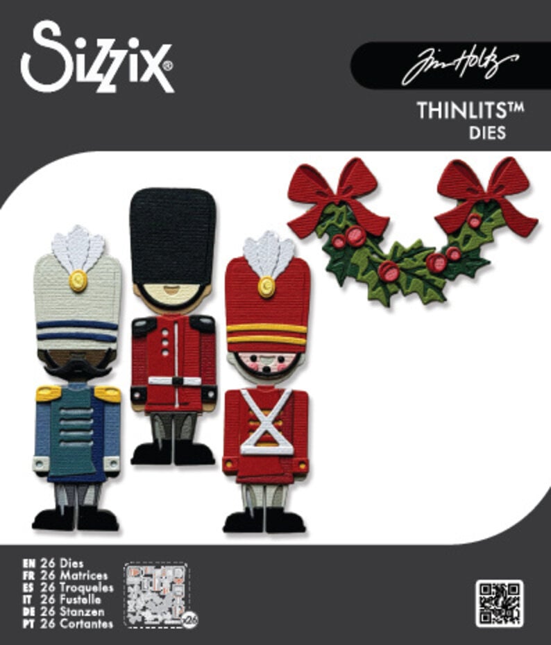 [183744] Sizzix Thinlits Dies By Tim Holtz 26/Pkg - 667255 Yuletide Harvey