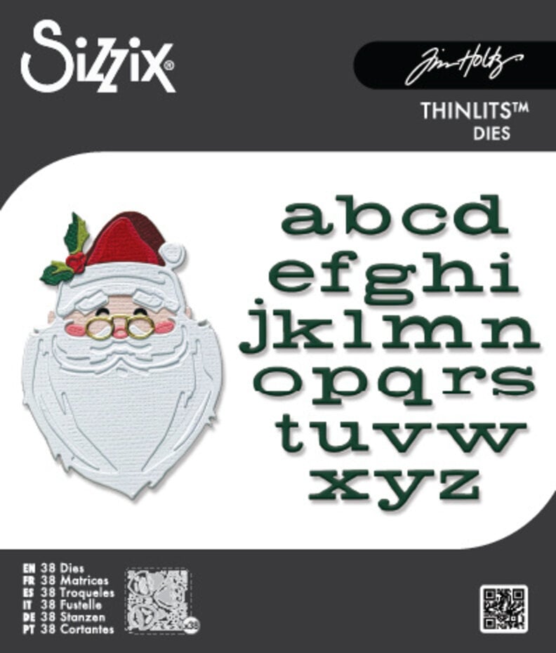 Sizzix Thinlits Dies By Tim Holtz 38/Pkg - 667257 Vault Letter to Santa