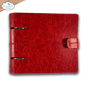 Elizabeth Craft Designs Memory Binder Square Page Comfy Cozy - MB007 Festive Red Embossed