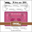 Crealies Cutting Dies Xtra - Cadeaukaart met Schuifsysteem B