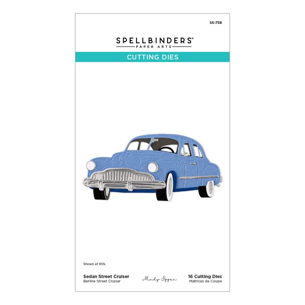 Spellbinders Etched Dies By Mindy Eggen Classic Road Legends 2.0 - S5-758 Sedan Street Cruiser