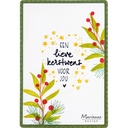 Marianne Design Clear Stamps - CS1182 Kerstwensen by Kaertjes & Co