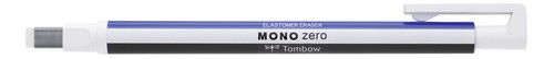 Tombow Mono Zero Gum Vierkant Wit Blauw Zwart