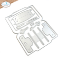 Elizabeth Craft Designs Cutting Dies - 2076 Wallet with Keys