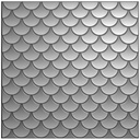 Vaessen Creative 3D Embossing Folder by Carla Creates Fish Scales 15x15cm