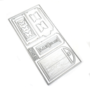 Elizabeth Craft Designs Cutting Dies - 2211 Shielded Window