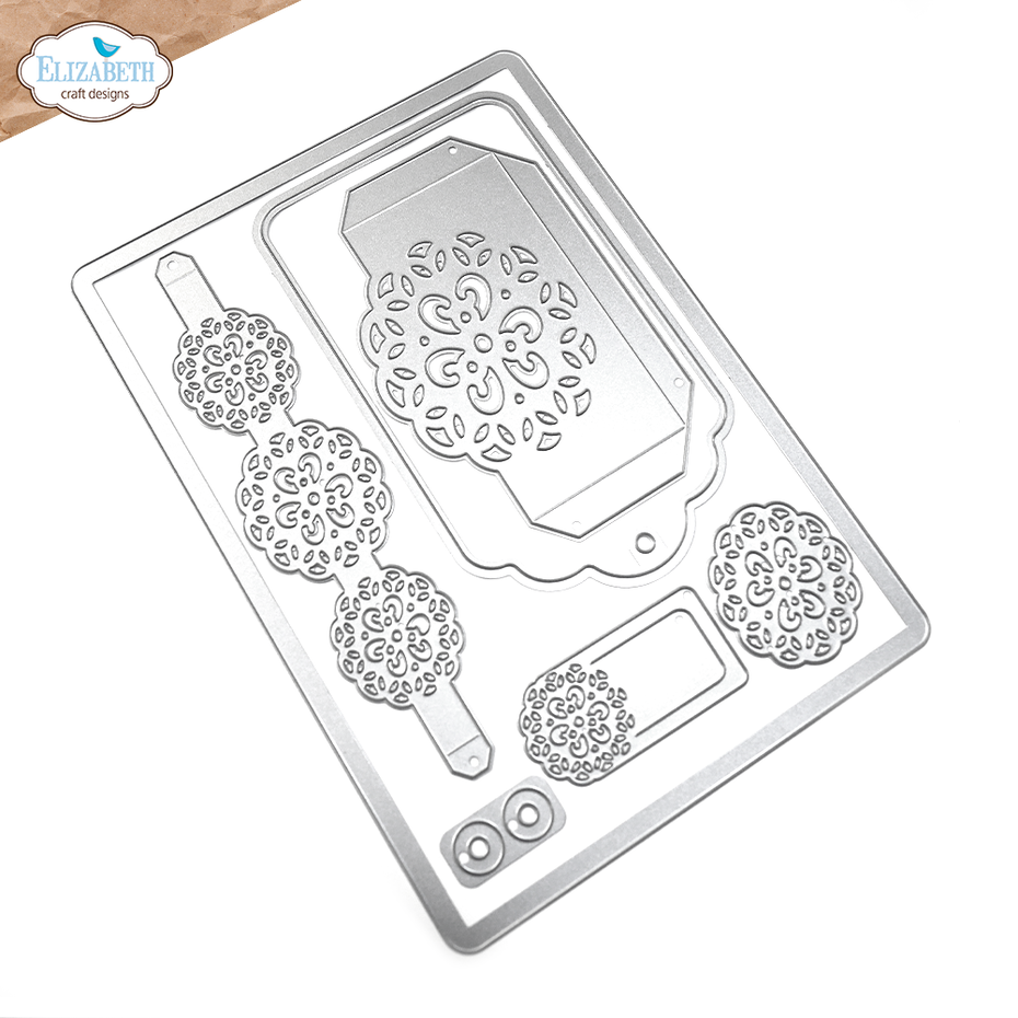 Elizabeth Craft Designs Cutting Dies Mr. & Mrs. - 2242 Doily Galore