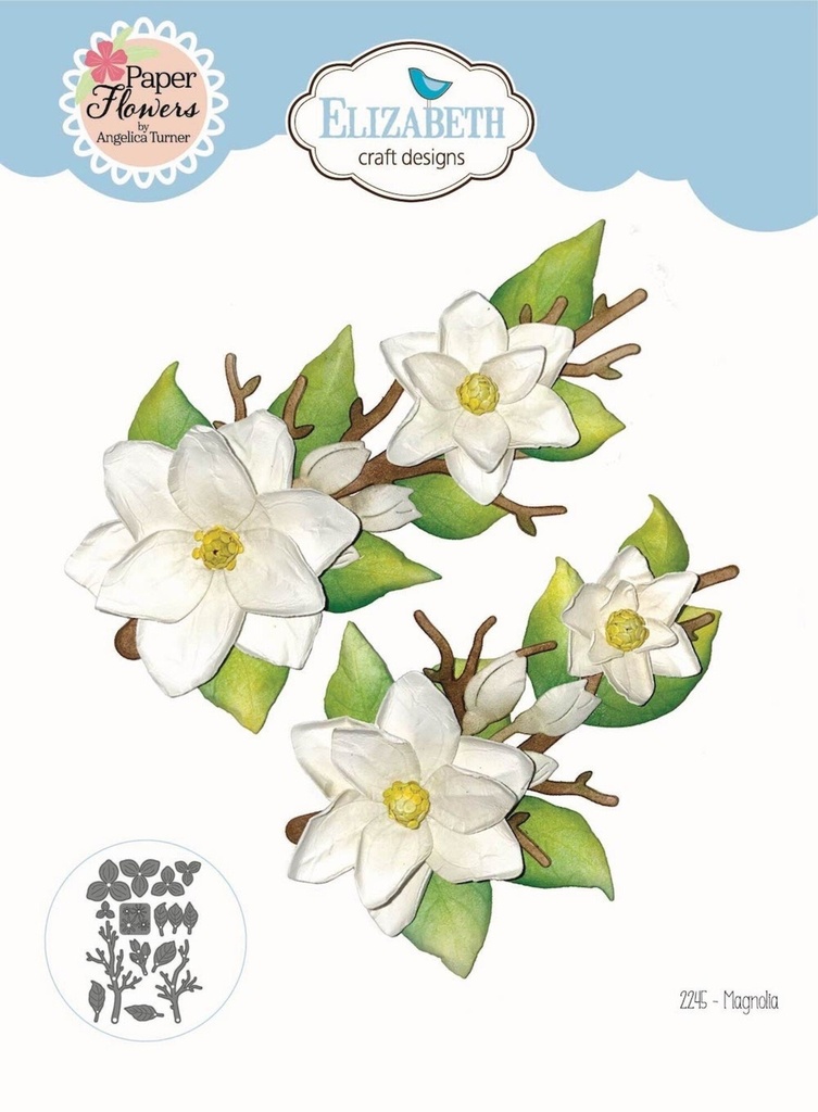 Elizabeth Craft Designs Cutting Dies - 2245 Magnolia