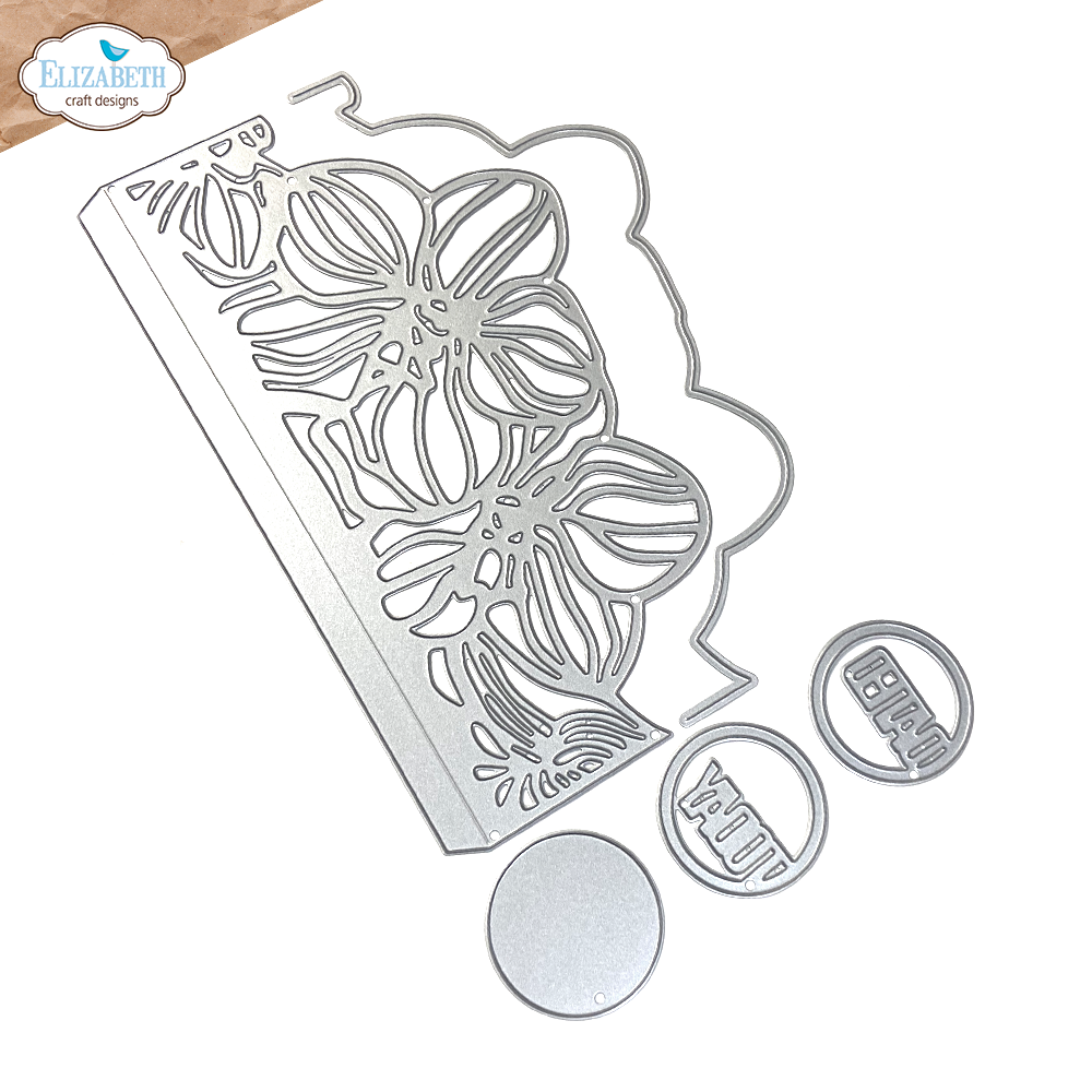 Elizabeth Craft Designs Cutting Dies - 2277 Borderpage with flowers