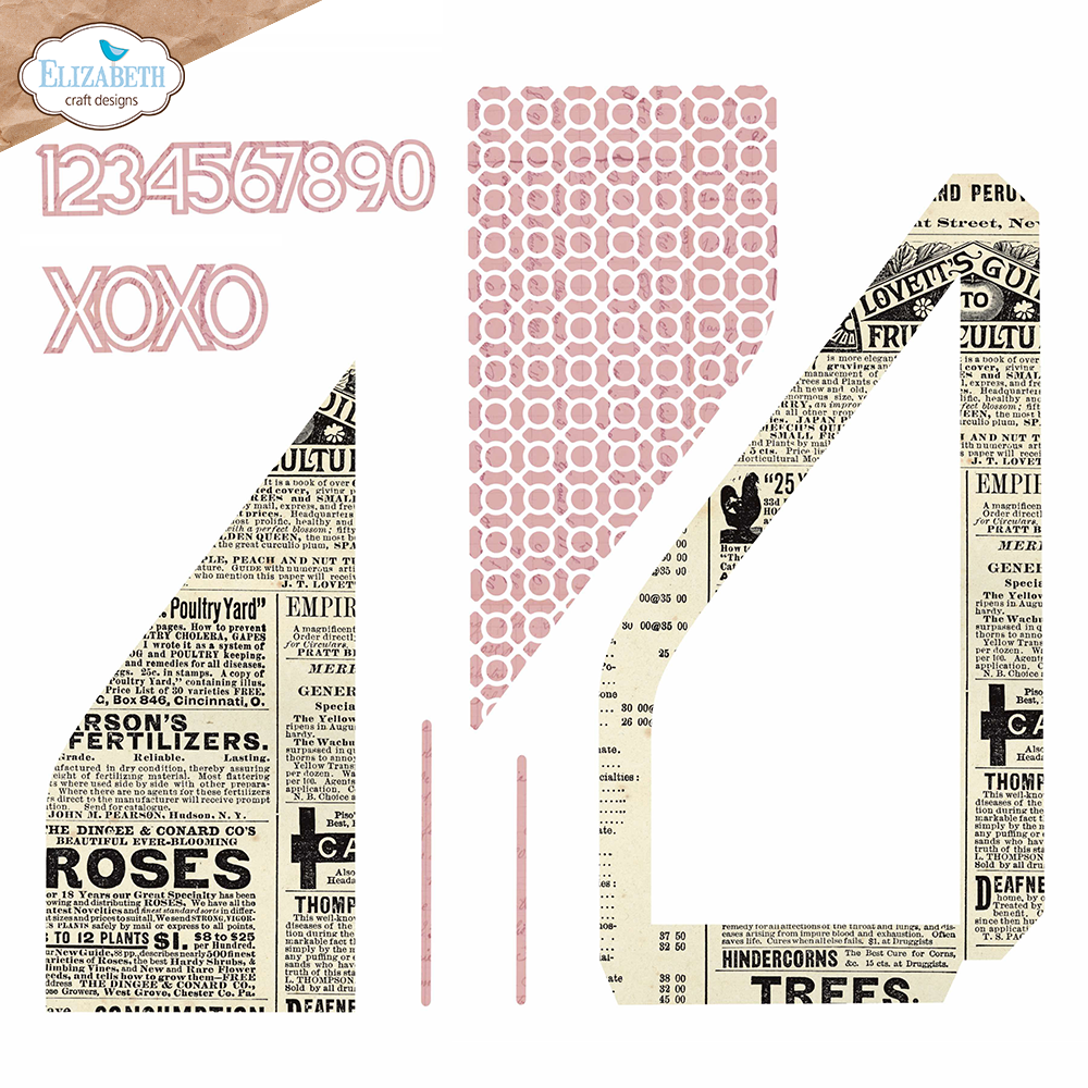 Elizabeth Craft Designs Cutting Dies - 2279 TN Folder