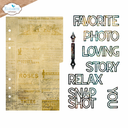 Elizabeth Craft Designs Cutting Dies - 2280 Page with large tab 1