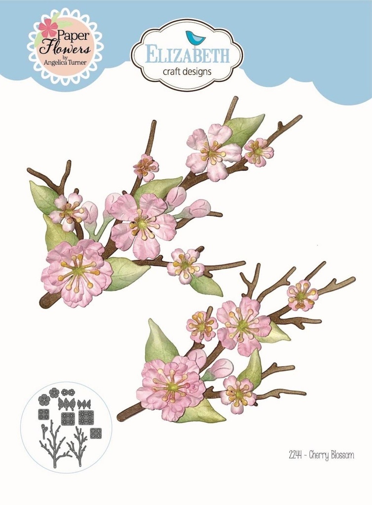 Elizabeth Craft Designs Cutting Dies Spring Blossom - 2244 Cherry Blossom