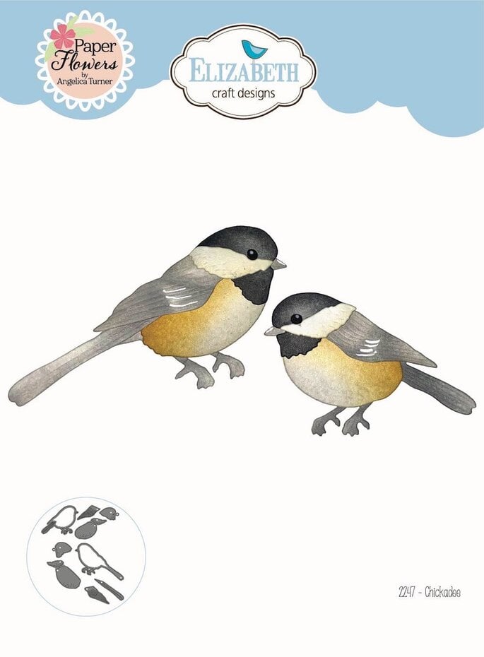 Elizabeth Craft Designs Cutting Dies Spring Blossom - 2247 Chickadee