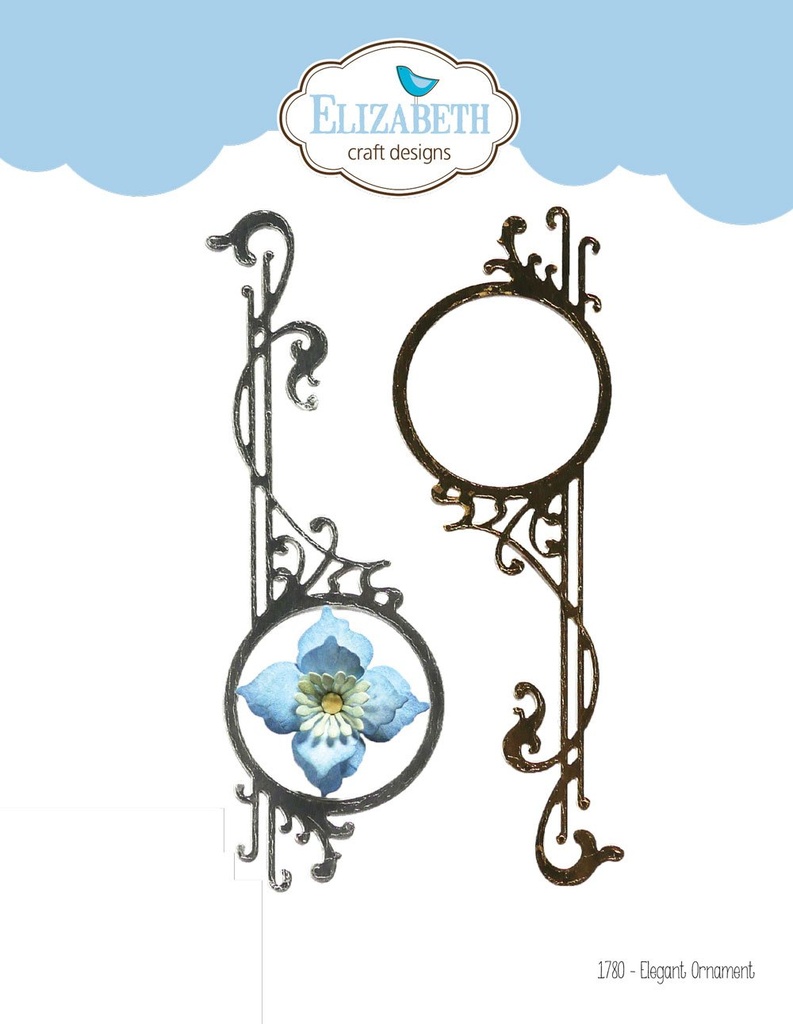 Elizabeth Craft Designs Cutting Dies - 1780 Elegant Ornament