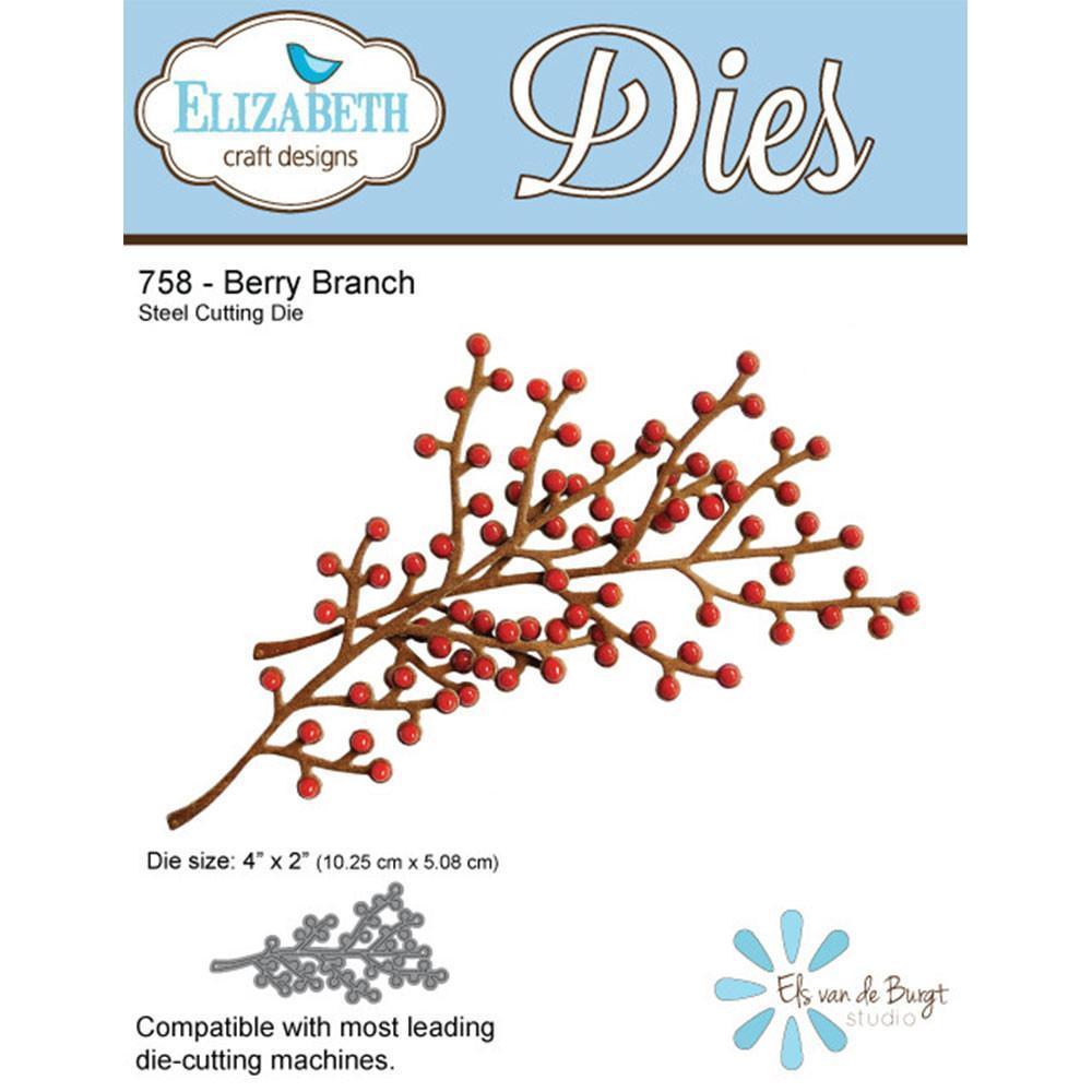 Elizabeth Craft Designs Cutting Dies - 758 Berry Branch