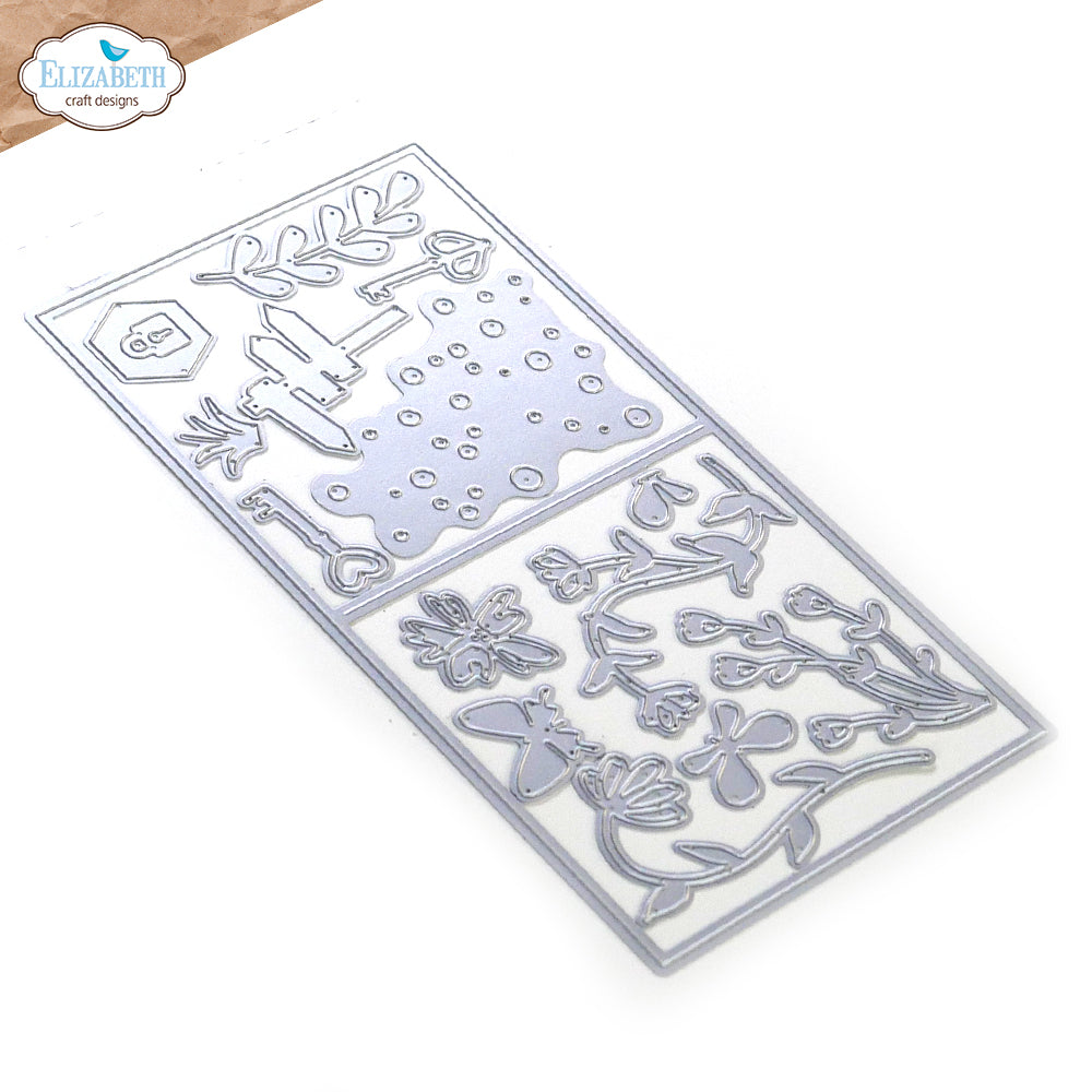 Elizabeth Craft Designs Cutting Dies - 1921 Bubble Flowers