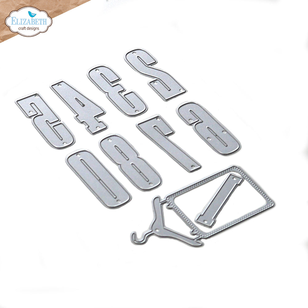 Elizabeth Craft Designs Cutting Dies - 1915 Large Numbers