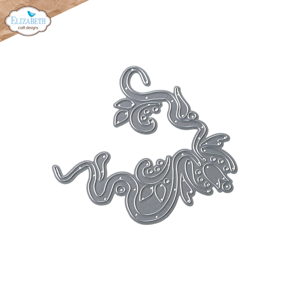 Elizabeth Craft Designs Cutting Dies - 1946 Floral Flourish
