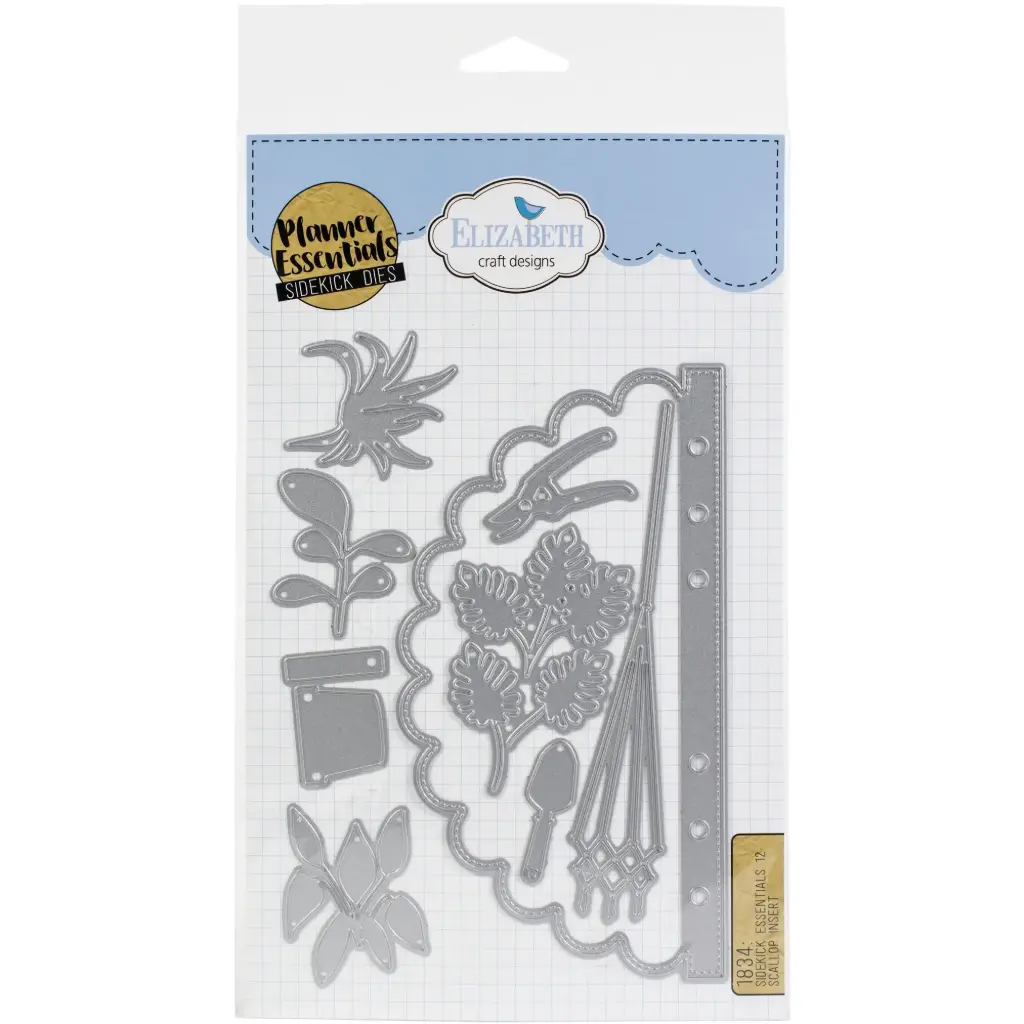 Elizabeth Craft Designs Cutting Dies - 1834 Sidekick Essentials 12 - Scallop Insert
