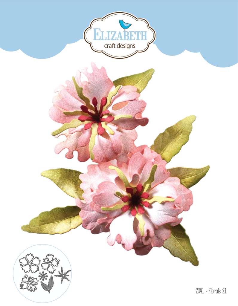 Elizabeth Craft Designs Cutting Dies - 2041 Florals 21