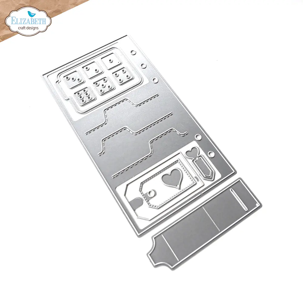 Elizabeth Craft Designs Cutting Dies Sidekick Essentials 28 - 2030 Filefolder Page