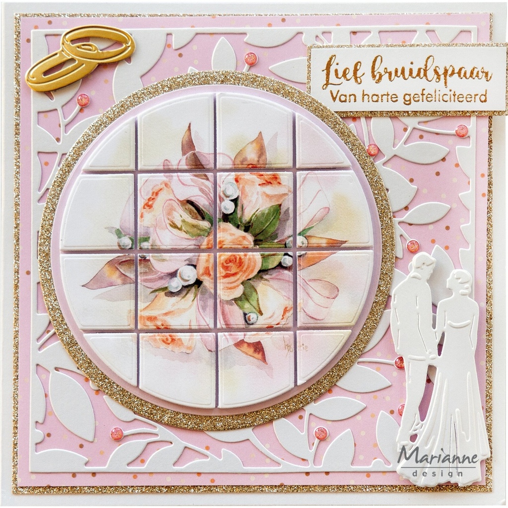 Marianne Design Cutting Dies Craftables - CR1652 Background Sprigs