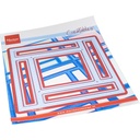 Marianne Design Cutting Dies Creatables - LR0831 Log Cabin Layout