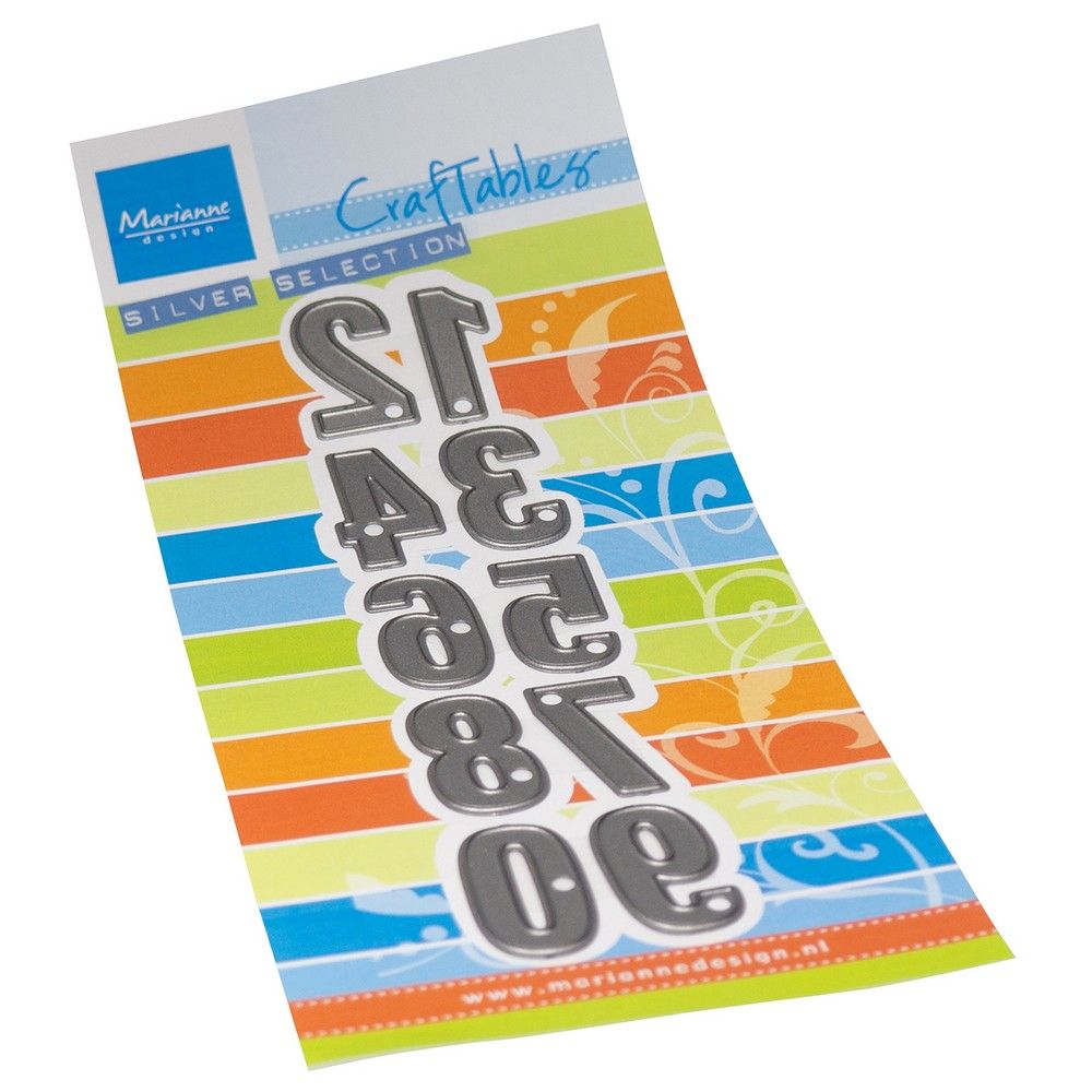 Marianne Design Cutting Dies Craftables -  Alphabet Numbers