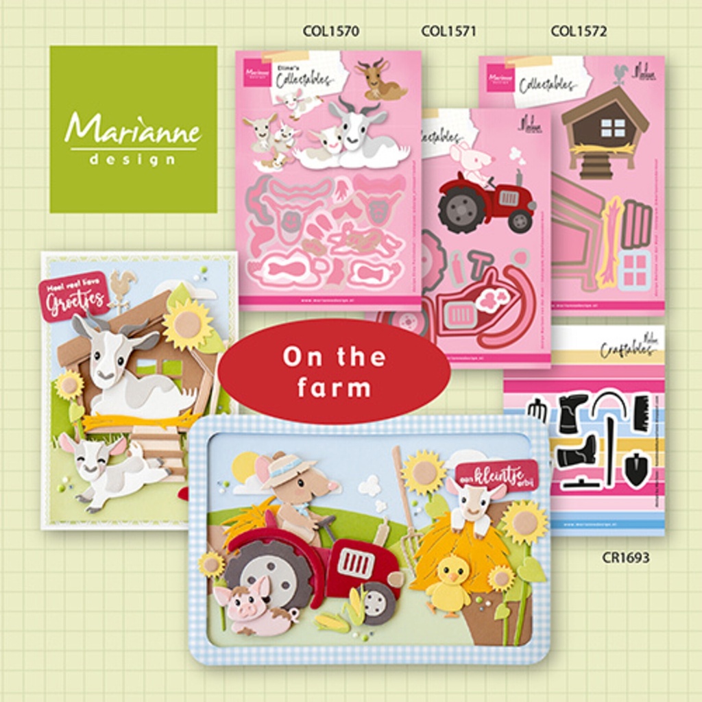 Marianne Design Cutting Dies Collectables By Marleen - Tractor