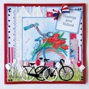 Marianne Design Craftables snij- embosstencil - Mountainbike