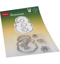 Marianne Design Clear Stamp & Die Set - Hetty's Snowman